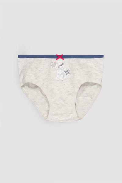 Pack de 2 bragas infantiles estampadas caniche YSABEL MORA