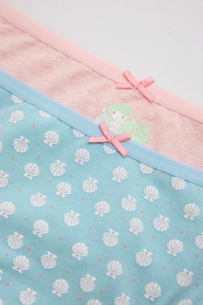 Pack de 2 bragas infantiles estampadas sirena YSABEL MORA