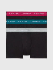 Pack 3 Boxer Cotton Stretch negros-elástico color CALVIN KLEIN