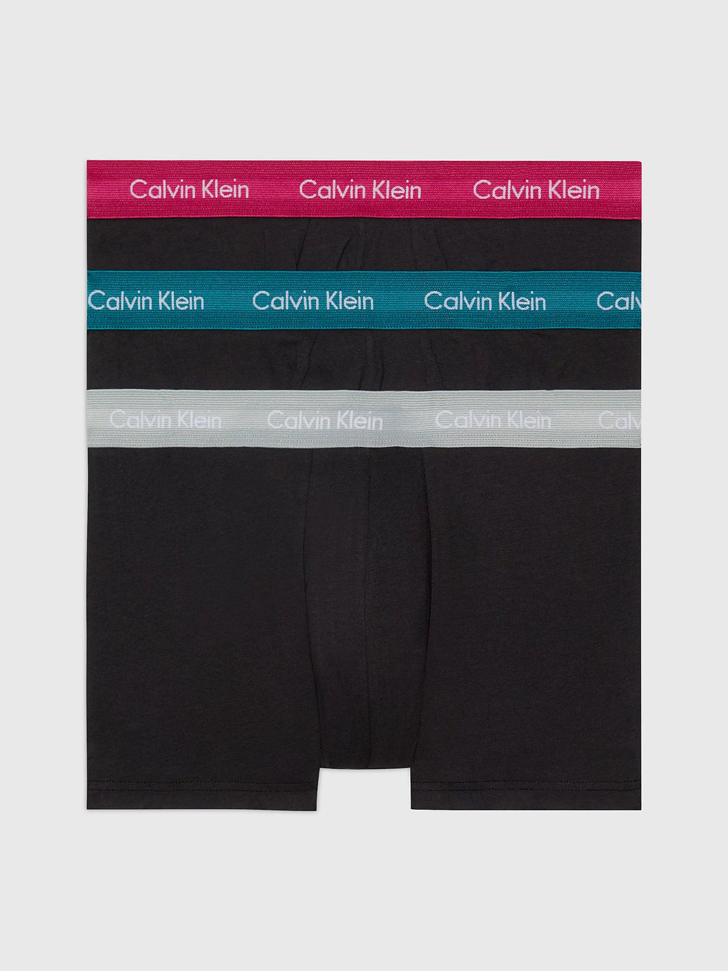 Pack 3 Boxer Cotton Stretch negros-elástico color CALVIN KLEIN