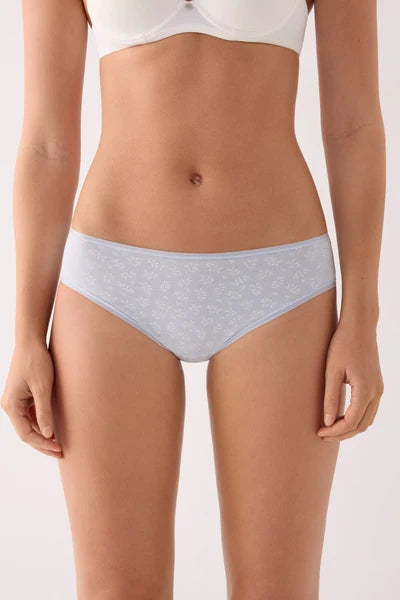 PACK 2 bragas talle medio algodón estampado YSABEL MORA