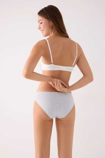 PACK 2 bragas talle medio algodón estampado YSABEL MORA