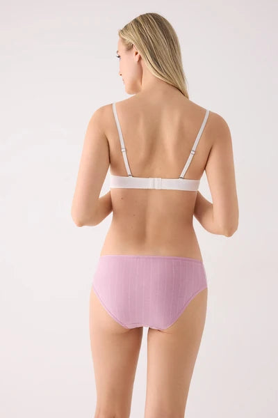 PACK 2 bragas talle medio algodón estampado multicolor YSABEL MORA