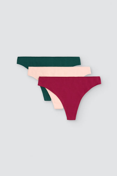 Tanga básico de algodón "Cotton Nature" colores temporada YSABEL MORA