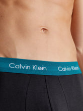 Cargar imagen en el visor de la galería, Pack 3 Boxer Cotton Stretch negros-elástico color CALVIN KLEIN