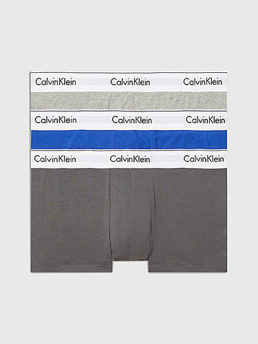 Pack 3 Bóxers Modern Cotton algodón talle bajo CALVIN KLEIN