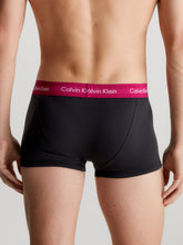 Cargar imagen en el visor de la galería, Pack 3 Boxer Cotton Stretch negros-elástico color CALVIN KLEIN