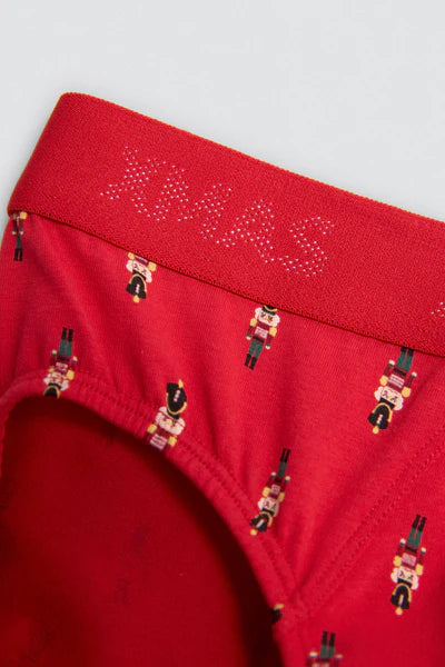 Pack Slip y Calcetín estampado Navidad YSABEL MORA