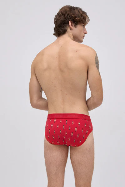 Pack Slip y Calcetín estampado Navidad YSABEL MORA