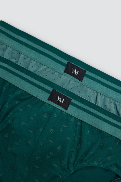 Pack 2 Slips básicos algodón estampado YSABEL MORA