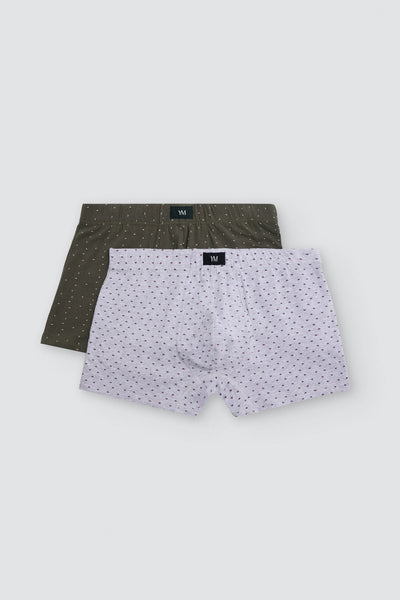 Pack 2 BOXER básicos algodón estampado YSABEL MORA