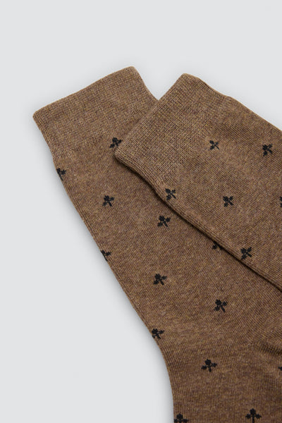 Calcetín hombre algodón estampado puño confort YSABEL MORA