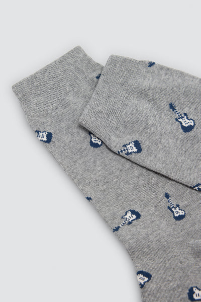 Calcetín hombre algodón estampado puño confort YSABEL MORA