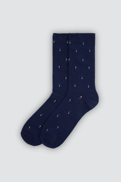 Pack 3 Calcetines hombre algodón estampado SIN PUÑO YSABEL MORA