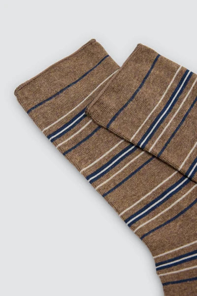 Pack 3 Calcetines hombre algodón estampado SIN PUÑO YSABEL MORA