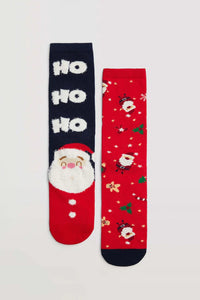 Pack 2 calcetines Caballero Navidad YSABEL MORA