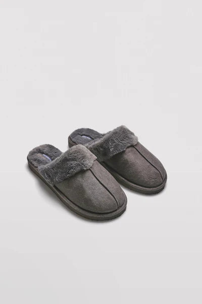 zapatillas de casa hombre gris