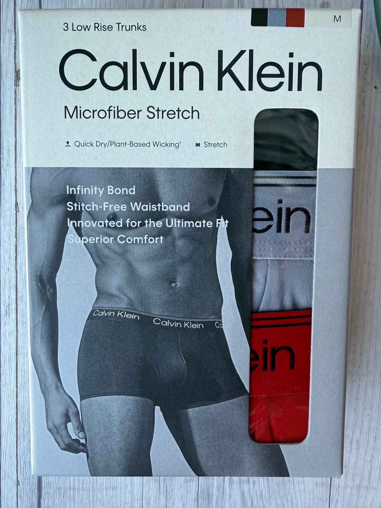 Pack 3 boxer microfibra transpirable MICROFIBER STRETCH CALVIN KLEIN