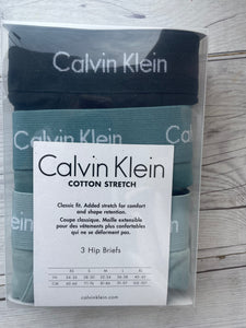 Pack 3 SLIPS Cotton Stretch Classic Fit CALVIN KLEIN