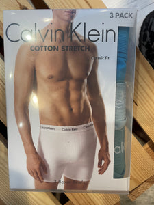 Pack 3 Boxers Briefs Cotton Stretch pierna larga CALVIN KLEIN