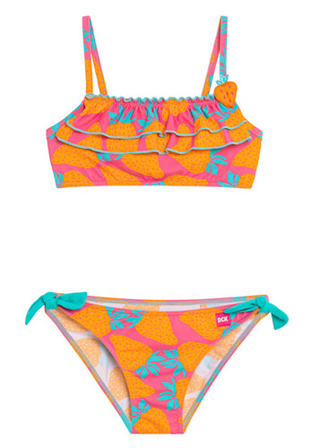 Bikini niña estampado frutas Dolores Cortés Kids