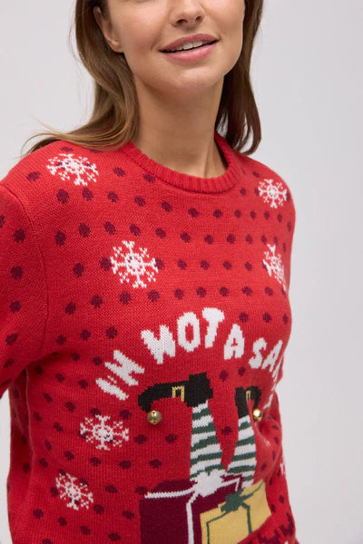Jersey Navidad mujer "I´m not a Santa" YSABEL MORA