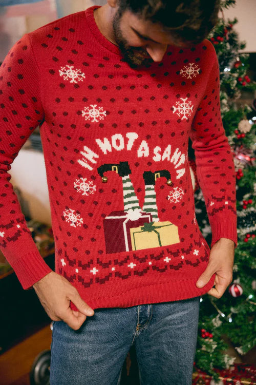 Jersey Navidad hombre "I´m not a Santa" YSABEL MORA