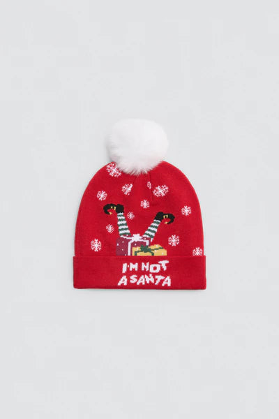 Gorro unisex adulto estampado Navidad I´m not a Santa YSABEL MORA