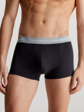 Cargar imagen en el visor de la galería, Pack 3 Boxer Cotton Stretch negros-elástico color CALVIN KLEIN