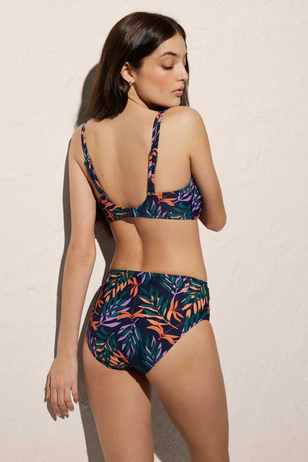 Bikini con aro copa E estampado tropical YSABEL MORA