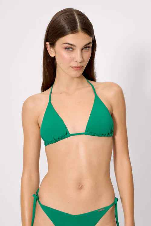 Top bikini triángulo COMBINABLE verde YSABEL MORA  copa B