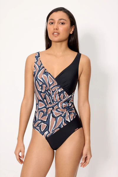Bañador reductor estampado YSABEL MORA copa B