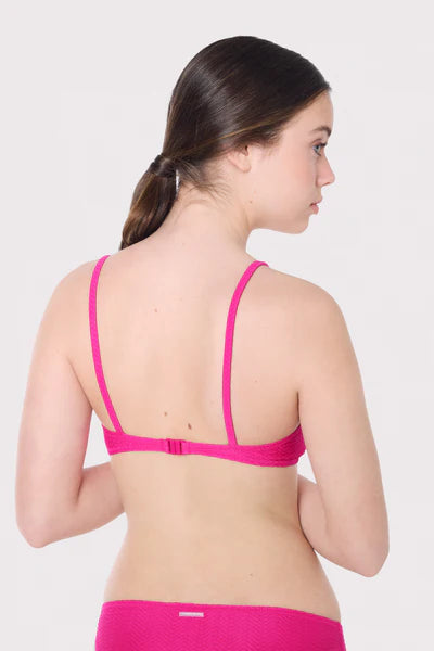 Top bikini juvenil COMBINABLE detalle nudos Ysabel Mora