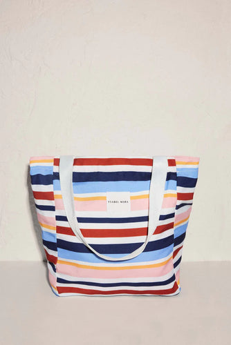 Bolso de playa estampado rayas YSABEL MORA