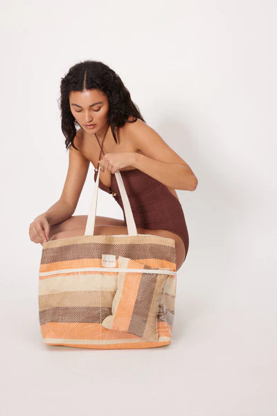 Conjunto bolso de playa y cojín a juego YSABEL MORA
