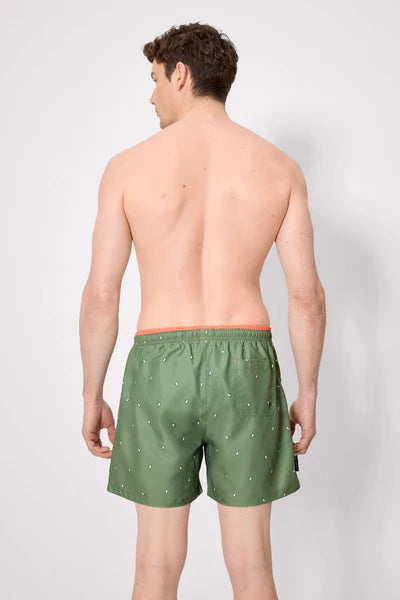 Bañador hombre secado rápido estampado pingüinos YSABEL MORA