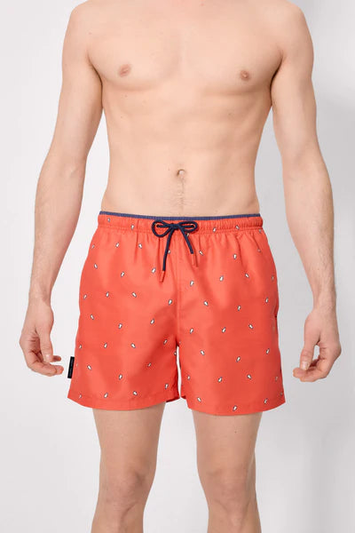 Bañador hombre secado rápido estampado pingüinos YSABEL MORA
