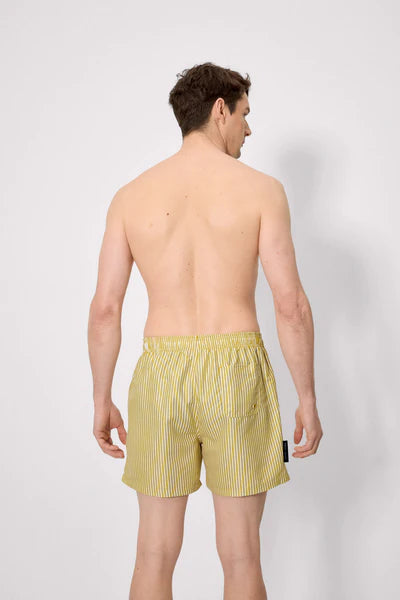 Bañador medio estampado rayas YSABEL MORA
