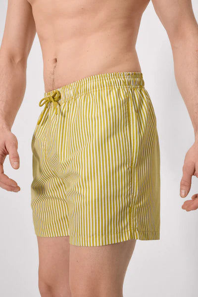 Bañador medio estampado rayas YSABEL MORA