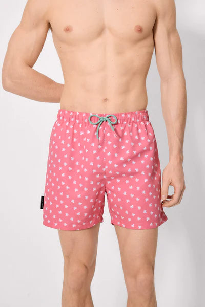 Bañador medio estampado pulpos rosa YSABEL MORA