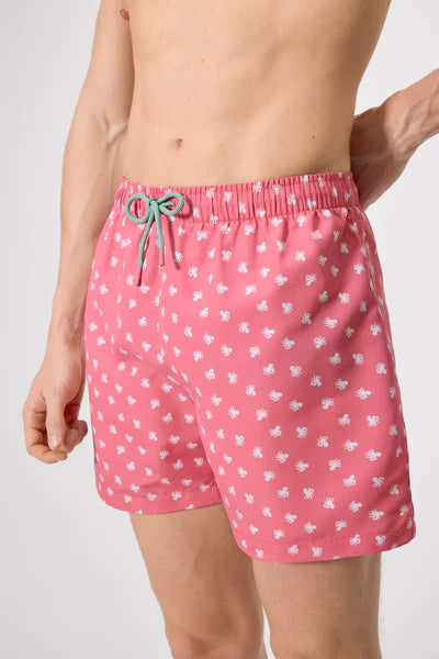 Bañador medio estampado pulpos rosa YSABEL MORA