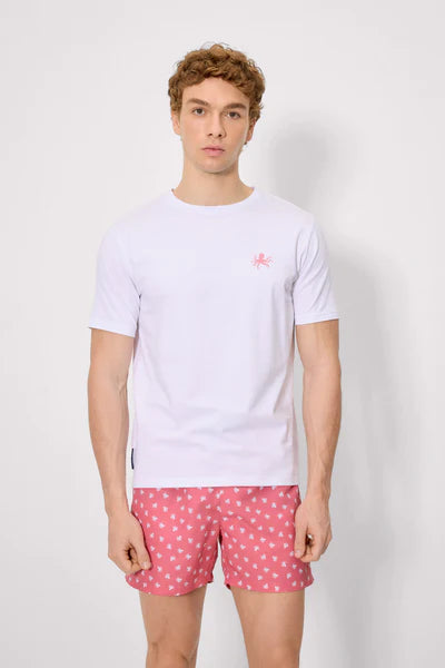 Camiseta manga corta básica Let me sea blanco YSABEL MORA