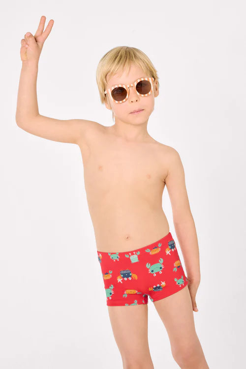 Bañador bóxer niño estampado cangrejos Ysabel Mora