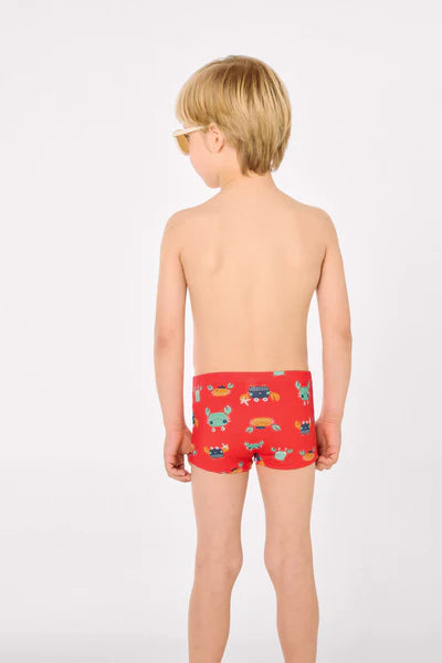 Bañador bóxer niño estampado cangrejos Ysabel Mora