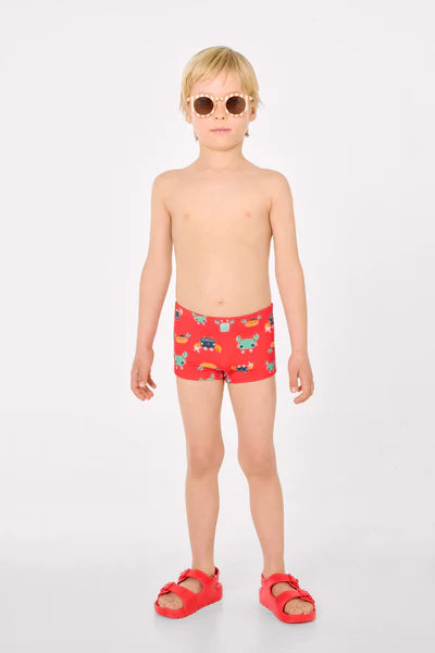Bañador bóxer niño estampado cangrejos Ysabel Mora