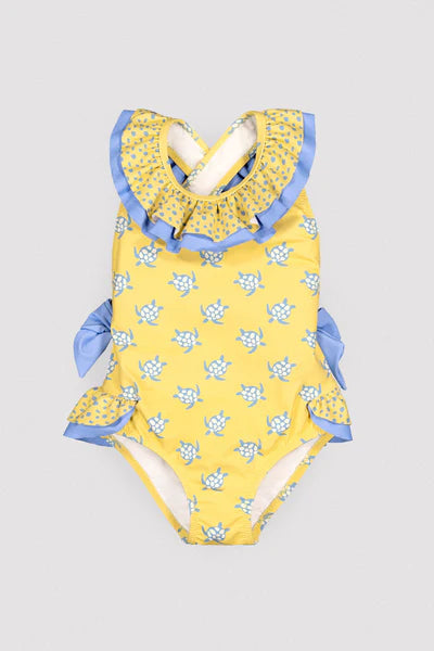 Bañador niña estampado tortugas Ysabel Mora