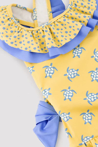 Bañador niña estampado tortugas Ysabel Mora