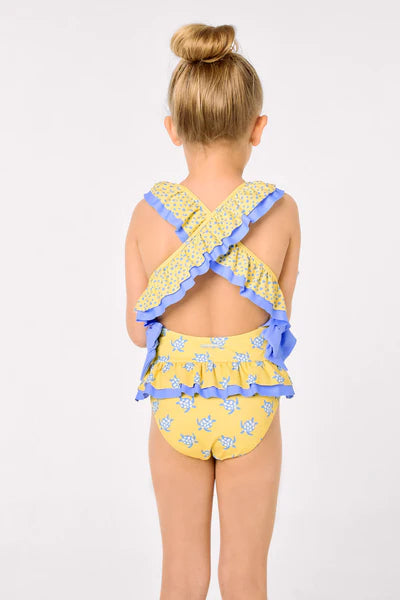 Bañador niña estampado tortugas Ysabel Mora