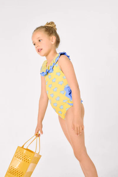 Bañador niña estampado tortugas Ysabel Mora