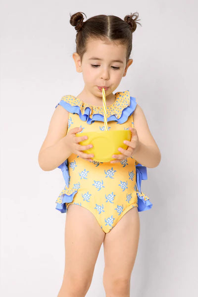 Bañador niña estampado tortugas Ysabel Mora